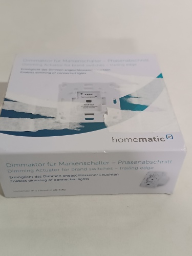 Ecost customer return Homematic IP, 143166A0, Smart Home dimmer actuator for brand switch phase sec