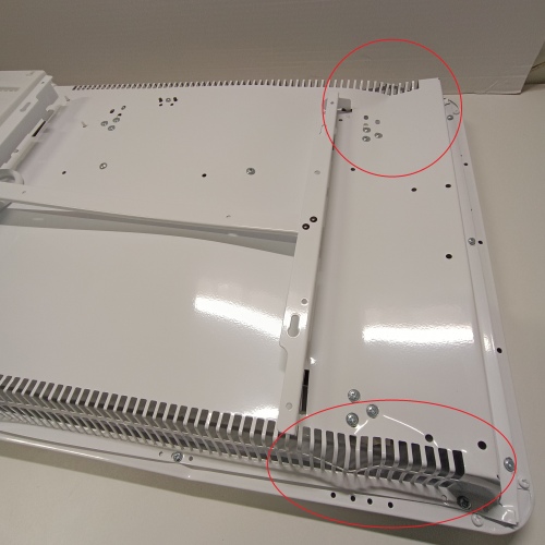 Ecost customer return VOLTMAN VOM540034 1500W Cast Iron Programmable Radiator with Opening Window LC