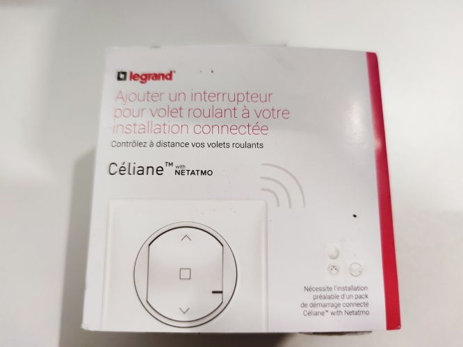 Ecost customer return Legrand Switch for wired roller shutters for Céliane with Netatmo Connected i