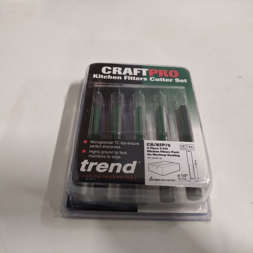 Ecost customer return Trend Laminate Trim Set for Kitchen Worktops – CR/KFP/5 °C153, 4 (Pack of 5)