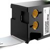 Ecost customer return Dymo 1868708, 38 mm x 39 mm Black on White Laminated Wire/Cable Wra