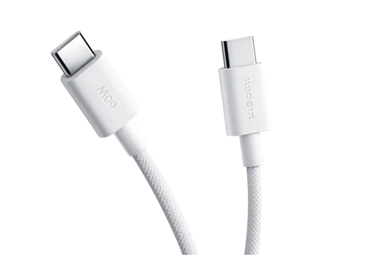 Xiaomi 3A Braided USB-C to USB-C Cable 1m, White