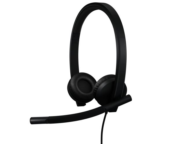 Logitech H570e Stereo MS Teams Wired Headset USB-A, Black
