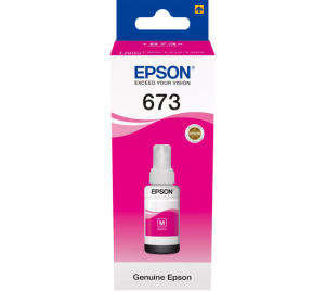 Epson 673M (C13T67334A) Ink Refill Bottle, Magenta