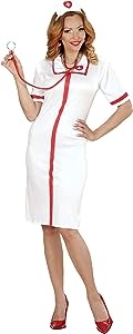 Ecost Customer Return Widmann - Nurse Costume, Dress and Cap, Carnival, Theme Party