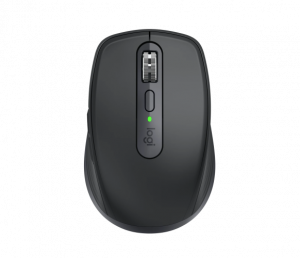 Logitech MX Anywhere 3S for Business Wireless Mouse, RF Wireless + Bluetooth, 8000 DPI, Graphite