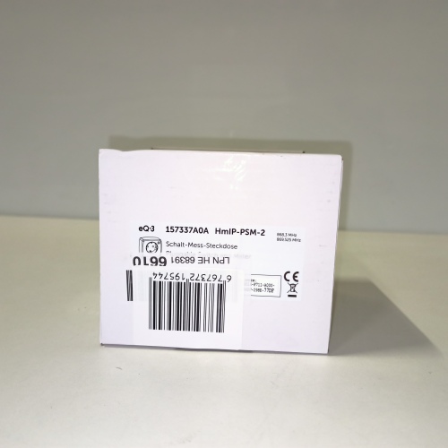 Ecost customer return Homematic IP Smart Home Switch Measuring Socket, Socket Measures Power, Digita