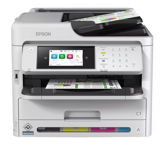 Epson WorkForce Pro WF-C5890DWF Printer Inkjet Colour MFP A4 34 ppm USB LAN Wi-Fi