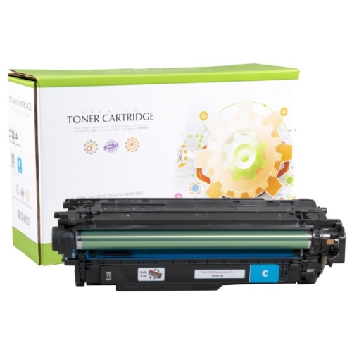 Static Control Toner Cartridge Cyan, Compatible with HP 653A (CF321A)