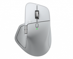 Logitech MX Master 4 for MAC Wireless Mouse RF Wireless + Bluetooth, 8000 DPI, White Silver