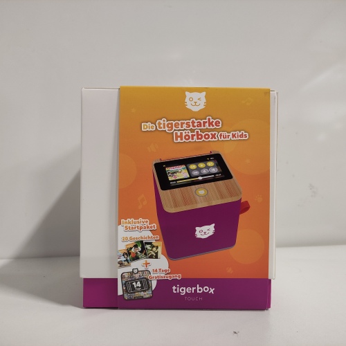 Ecost Customer Return Tiger Media Tiger Box Start package Lila Hörbox audioplayer children radio pla