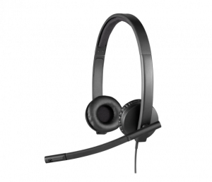 Logitech H570e Mono MS Teams Wired Headset USB-A, Black