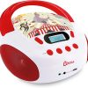 Ecost Customer Return, Metronic CD / MP3 Radio red/White