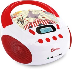 Ecost Customer Return, Metronic CD / MP3 Radio red/White