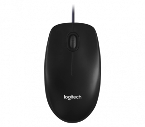 Logitech M100 Wired Mouse USB-A 1000 DPI, Black