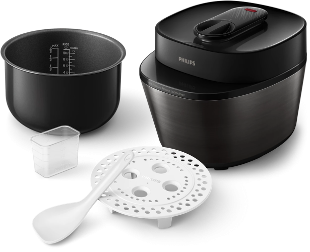 Philips All-in-One HD2151/40 Multi Cooker 5 L, 1000 W, Black
