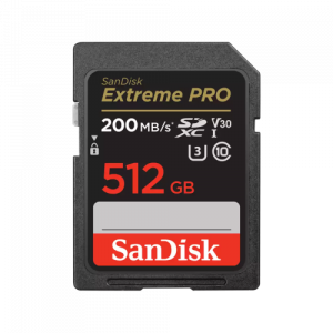 SanDisk Extreme PRO SDXC Memory Card 512GB UHS-I