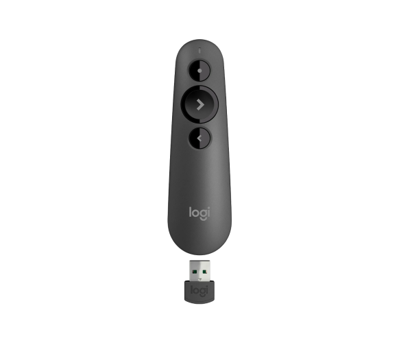 Logitech R500s Laser Presentation Remote, Graphite