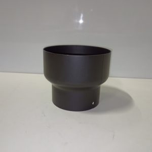Ecost customer return KaminoFlam Senotherm 331861 Reducing Connector Black 2 mm 150 mm to 120 mm