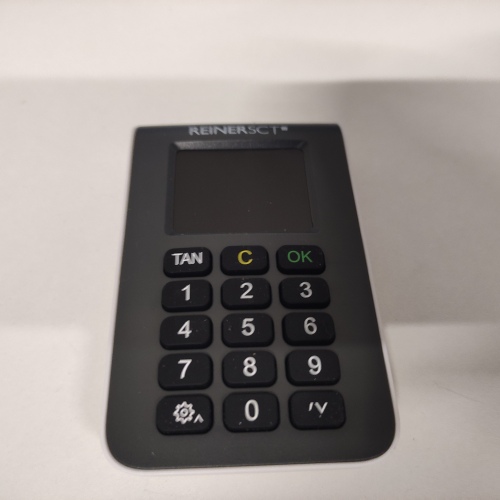 Ecost customer return Reiner SCT tanJack photo QR I Chip Tan Generator for Online Banking