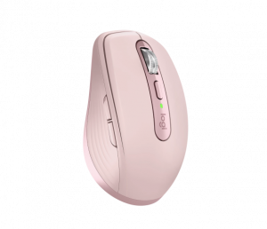 Logitech MX Anywhere 3S Mouse - RF Wireless + Bluetooth, Laser, 8000 DPI, Rose