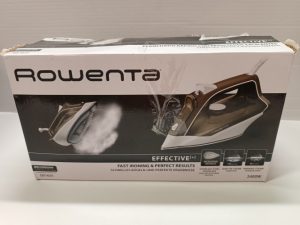 Ecost Customer Return, Rowenta Effective + DX1635 Steam iron Stainless Steel soleplate 2400 W Brown