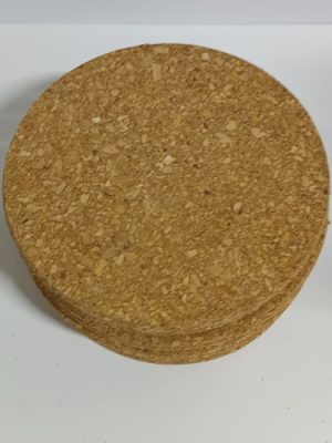Ecost Customer Return, Cork trivet 19.5 cm diameter, 1 cm high, high quality, fine workmanship, pack