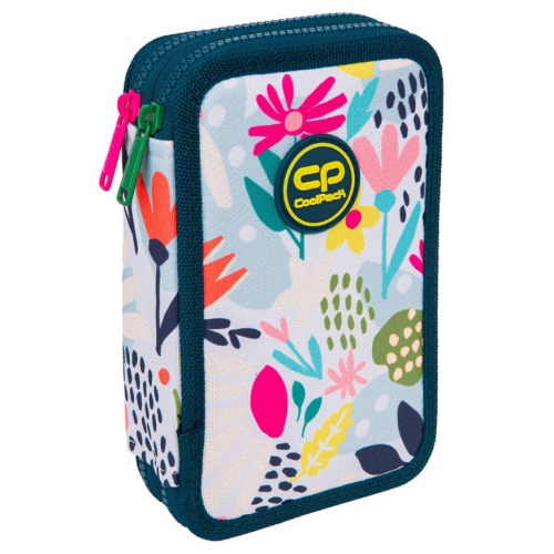 Double decker school pencil case with equipment CoolPack Jumper 2 Sunny Day