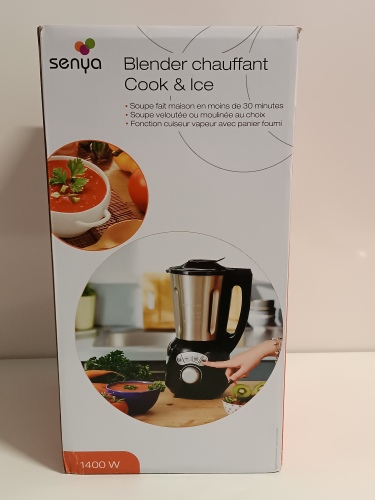 Ecost Customer Return Senya Blender heating stainless steel Cook & Ice V3, Mixer Soup Velveté/Mou