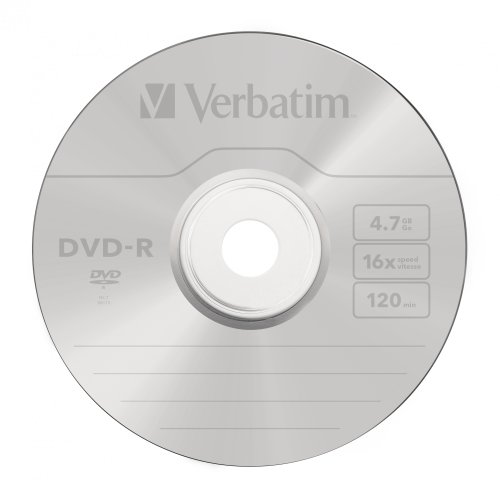Verbatim 43523 DVD-R AZO 4.7GB 16X Matt Silver Surface Discs (10 pcs/Pack)