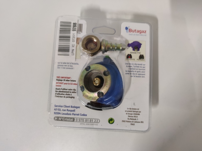 Ecost customer return Butane Gazi Nox Pressure Regulator Cube Clip/