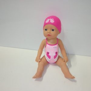 Ecost Customer Return BABY born My First Swim Girl 834060 Zapf Creation Waterproof Wind-Up Bath Doll