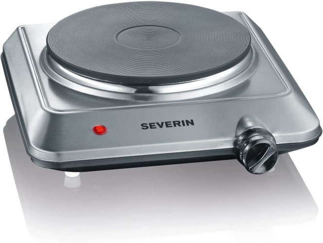 Ecost Customer Return Severin hotplate, mass hob (1x Ø 18 cm), stepless temperature setting, DK 1