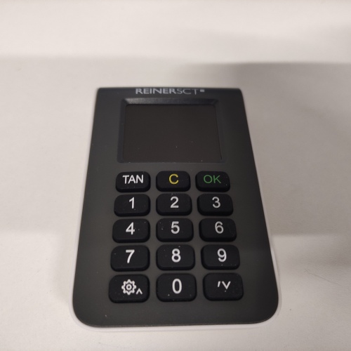 Ecost customer return Reiner SCT tanJack photo QR I Chip Tan Generator for Online Banking