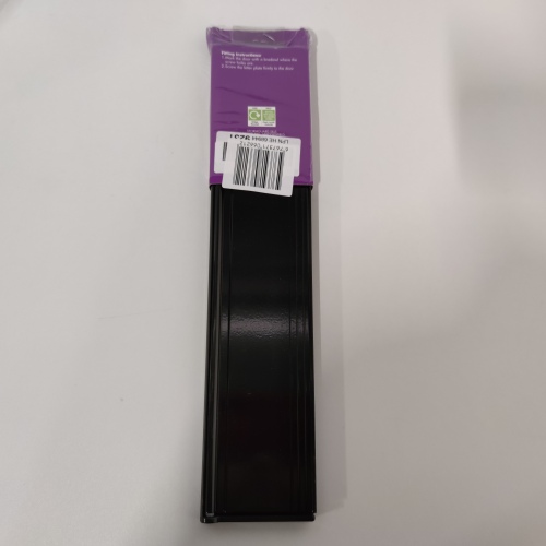 Ecost customer return Stormguard 06SR0310000BL Internal Metal Letter Box Brush Cover with Flap Blac