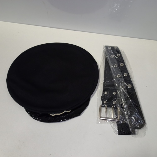 Ecost Customer Return Smiffys 45505S - women's police costume, dress, hat and belt, size: 36-38, bla