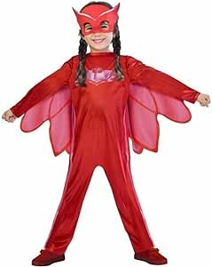 Ecost Customer Return AMSCAN 9902947 - children's costume PJ Masks Olette, jumpsuit and mask