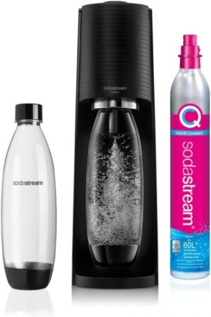 SodaStream Terra Black + 2 bottles (1012812310) Sparkling water maker, Black