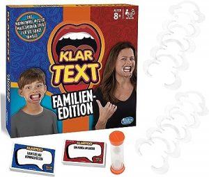 Ecost Customer Return Hasbro C3145100 Klartext Family Edition, Party Game with Laughter Guarantee