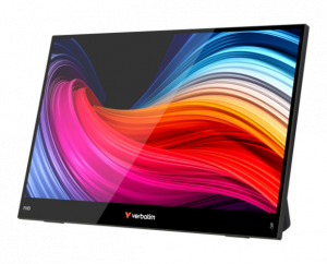 Verbatim 32402 Portable Monitor LIGHT 15.6'' IPS Touch FHD 1920x1080 10ms 250cd/m2 60Hz, Black