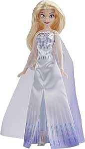 Ecost Customer Return Hasbro F1411 Frozen 2 Queen Elsa Doll, Dress, Shoes, and Long Hair Strands