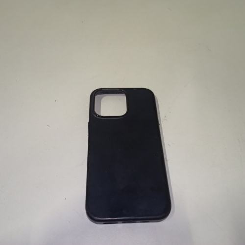 Ecost Customer Return Apple iPhone 14 Pro leather case with Magsafe Midnight