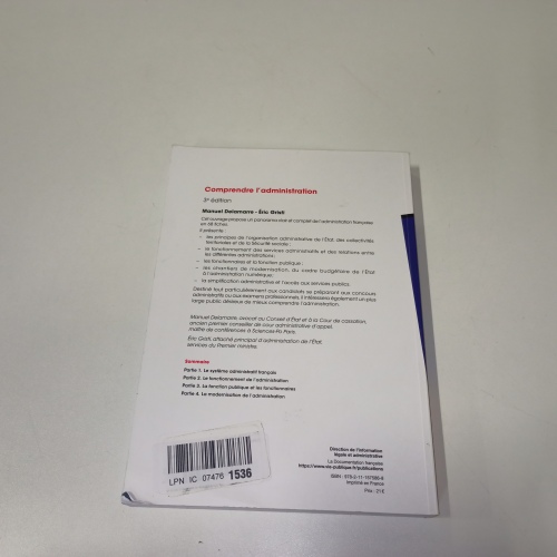 Ecost Customer Return Book Understanding Administration: 3rd Edition(French)