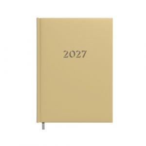 Planning notebook calendar 2027 A5 beige