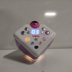 Ecost Customer Return VTech 80-608064 V-story, the radio play box pink, music and story box, pink