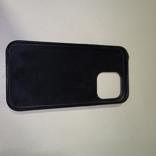 Ecost Customer Return Apple iPhone 14 Pro leather case with Magsafe Midnight