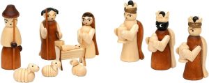 Ecost customer return Dekohelden24 Wooden Nativity Figures, Size Selectable Via Drop Down