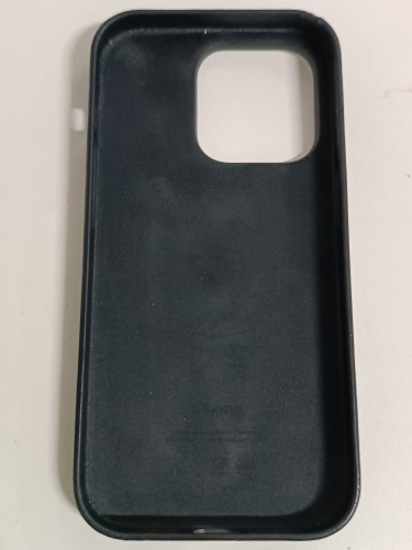 Ecost Customer Return Apple iPhone 14 Pro Leather Case with Magsafe- midnight