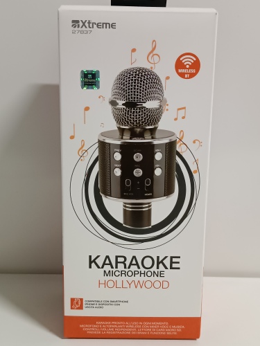 Ecost Customer Return Xtreme 27837 Microphone Speaker with Built-in Bluetooth Portable Black
