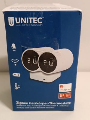 Ecost prekė po grąžinimo Unitec 30945 Smart Radiator Thermostat Starter Set 2+1 with LCD Display